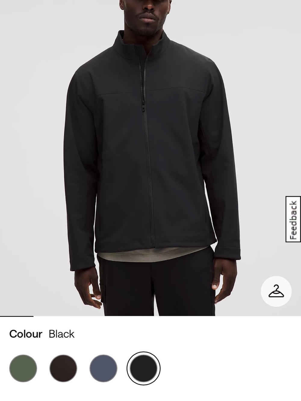 lululemon cross chill casual jacket black size small NWT